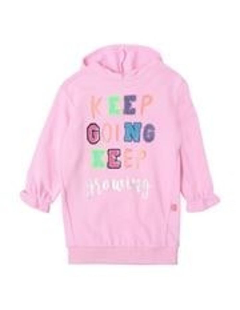 BILLIEBLUSH Girls Pink Appliqué-Detail Hooded Dress size 4